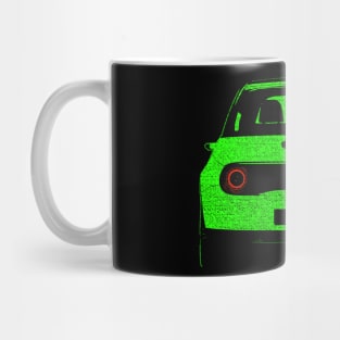 E car electric vehicle green car Mug